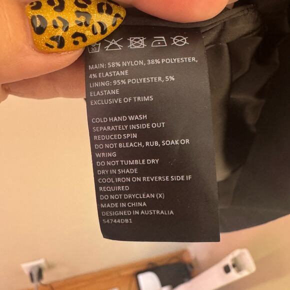 Bardot Black Nina Mini Dress size Medium - Picture 9 of 10